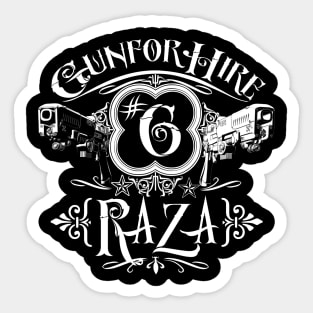 Raza Gun For Hire #6 Sticker